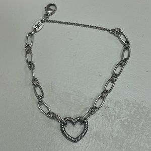 James Avery -Changeable Heart Charm Bracelet